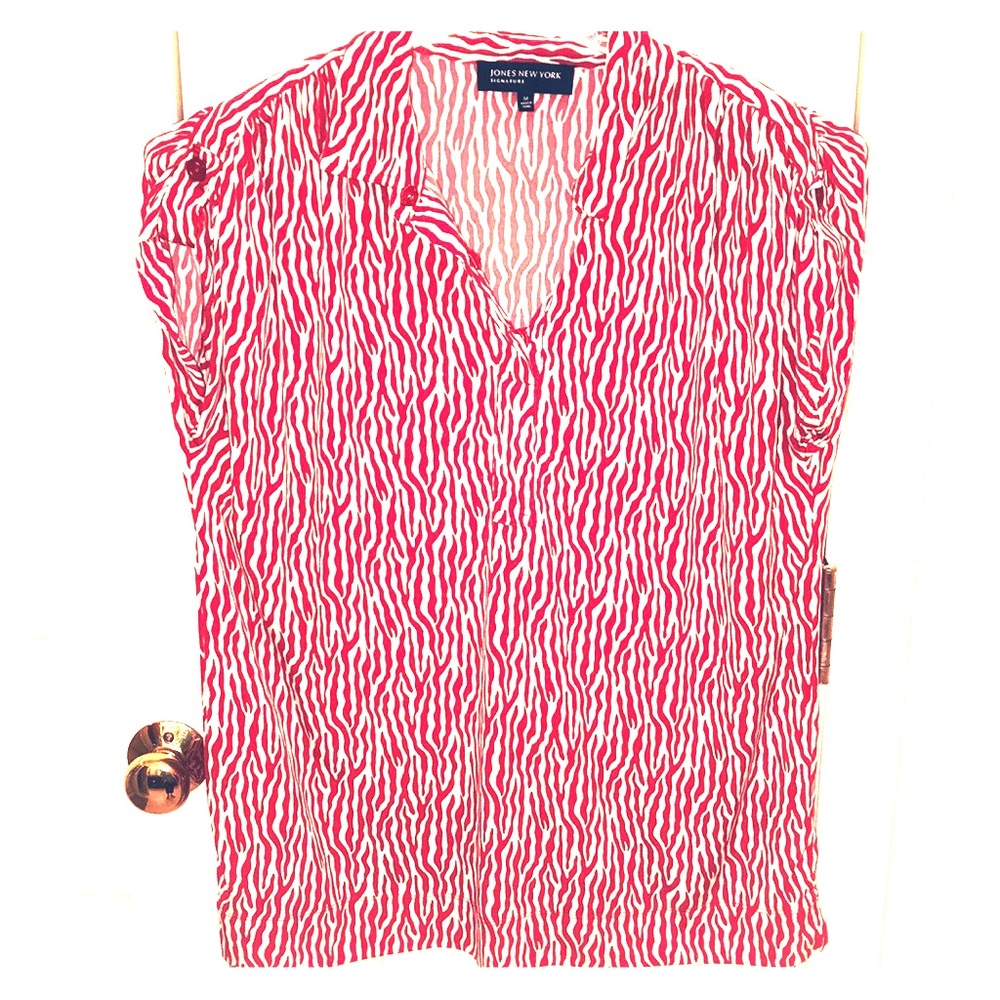 Jones New York | Signature Red and White